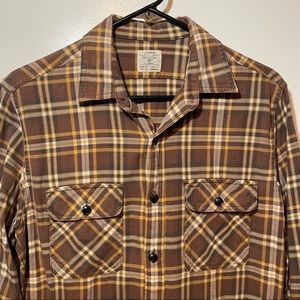J Crew Plaid Cotton Flannel Long Sleeve size Small workwear